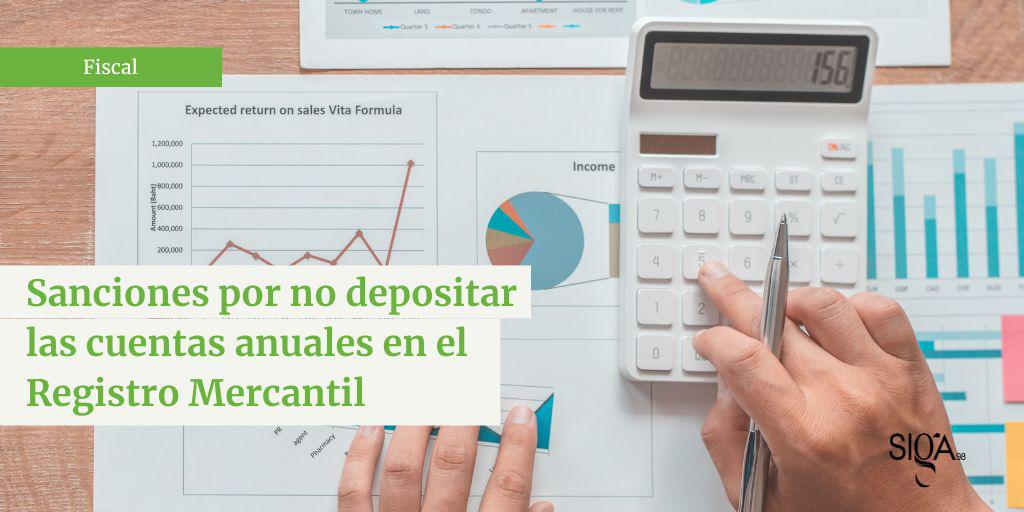 Sanciones por no depositar las cuentas anuales en el Registro Mercantil