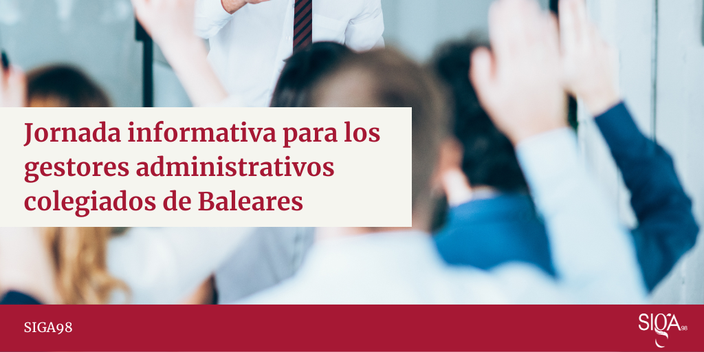 Jornada informativa a los colegiados de Baleares