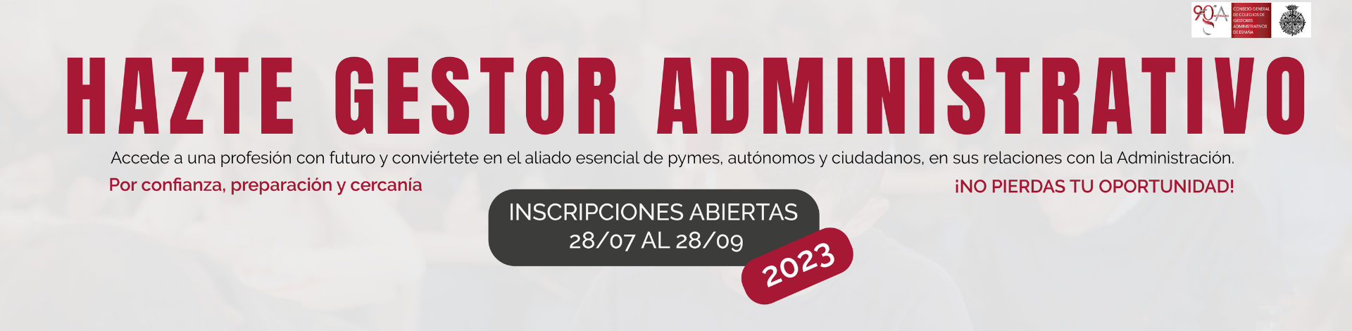 ¿Quieres ser gestor administrativo? Convocadas las pruebas de acceso