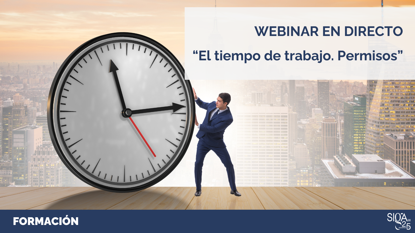 Nuevo webinar I "El tiempo de trabajo. Permisos "