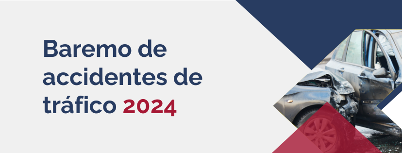 Actualizado el baremo de accidentes de tráfico para el 2024